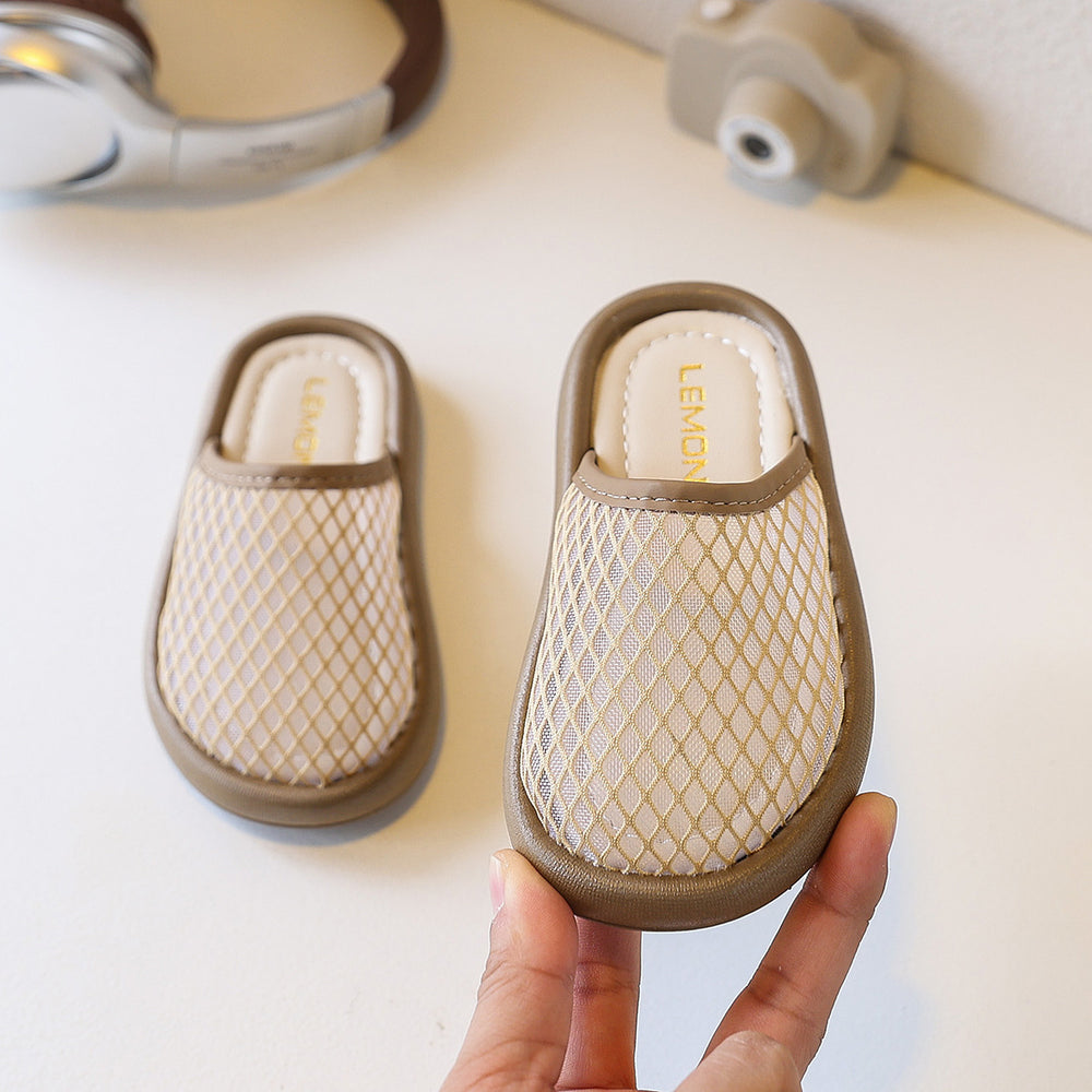 Personalized boys cork fashion sandals kids sandals flip-flops flats toe-cap slippers slip-on half slippers