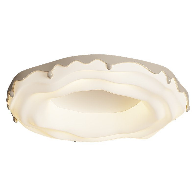 Cream Wind Cookie Bedroom Light Modern Simple Creative Children's Room Ceiling Light Full Spectrum Eye Protection Master Bedroom Lighting