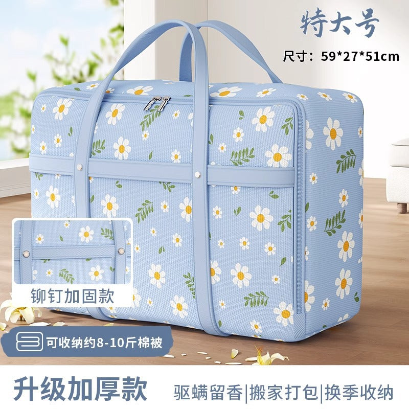 Oxford cloth moving bag household quilt storage bag large capacity student clothes quilt luggage packing bag