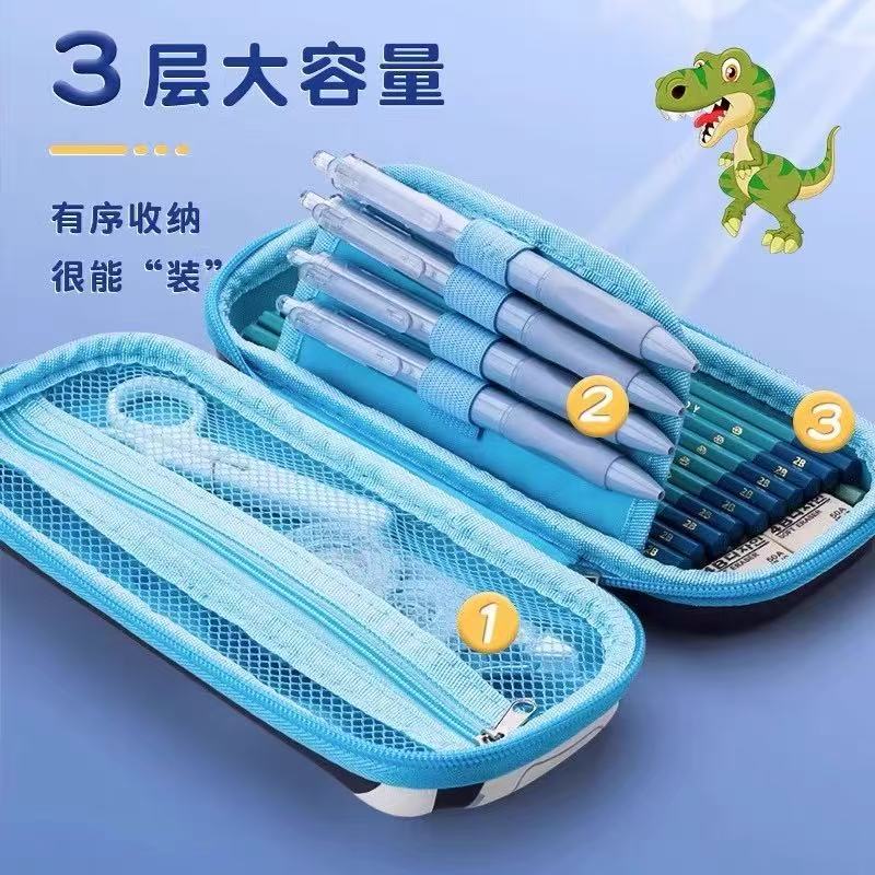 Elementary school first grade girl high value kindergarten cartoon cute girl 3D stationery box girl pencil case pencil case