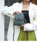 Top-grain leather 2024 new trendy fashion shoulder bag, stylish women's phone bag, soft leather versatile genuine leather handbag