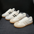 Women's german army trainers (gats) - 2026 summer new arrival: breathable white sneakers, korean style, versatile flat sole, athletic casual skate shoes, single shoes