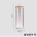Disposable tea cup kung fu tea cup outdoor camping tea cup portable small tea cup drinking cup food grade rice husk cup