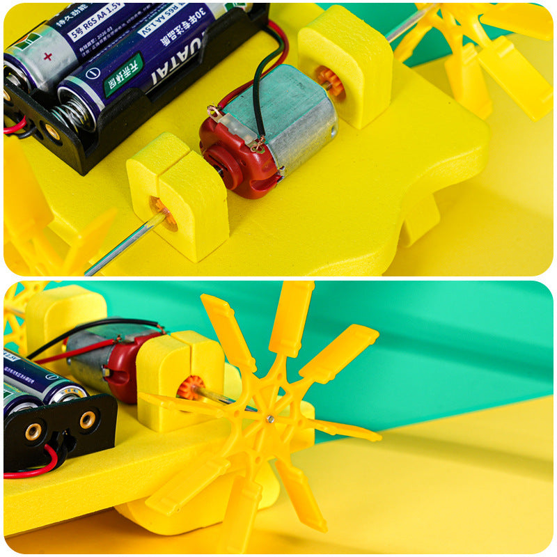 Electric water steamer technology small production children primary and secondary school students scientific experiment small invention teaching aids material package puzzle