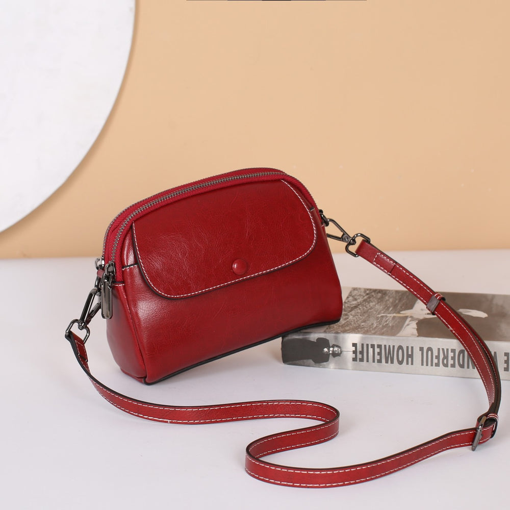 Women's handbags 2024 new summer genuine leather women's bag phone bag shoulder bag crossbody bag women's mini small bag