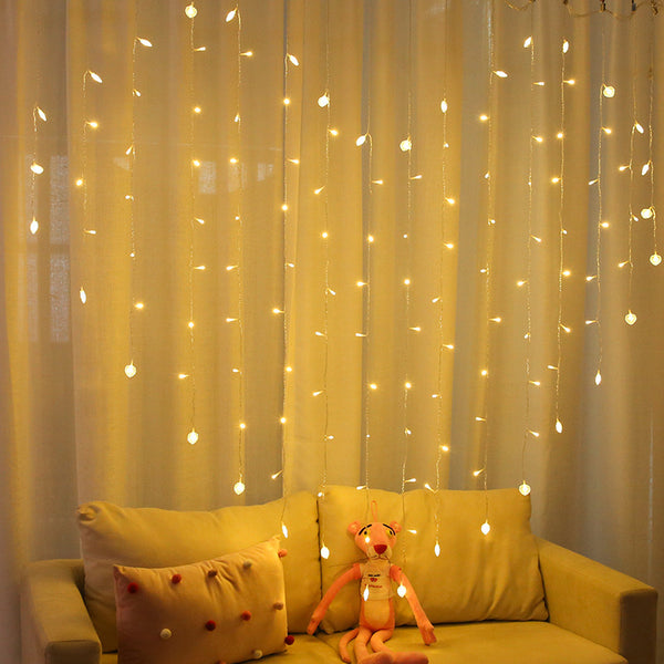 LED heart-shaped light string love curtain light led heart-shaped lantern wedding surprise arrangement decorative lantern LED ice bar light