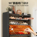 Steel shoe cabinet for homefloor-standing multi-layer dust-proof shoe rack door entrance entrance storage cabinet large capacity storage cabinet