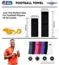 rugby towel football team towel advertising thorn logo embroidery personalized thickened event towel training towel wholesale