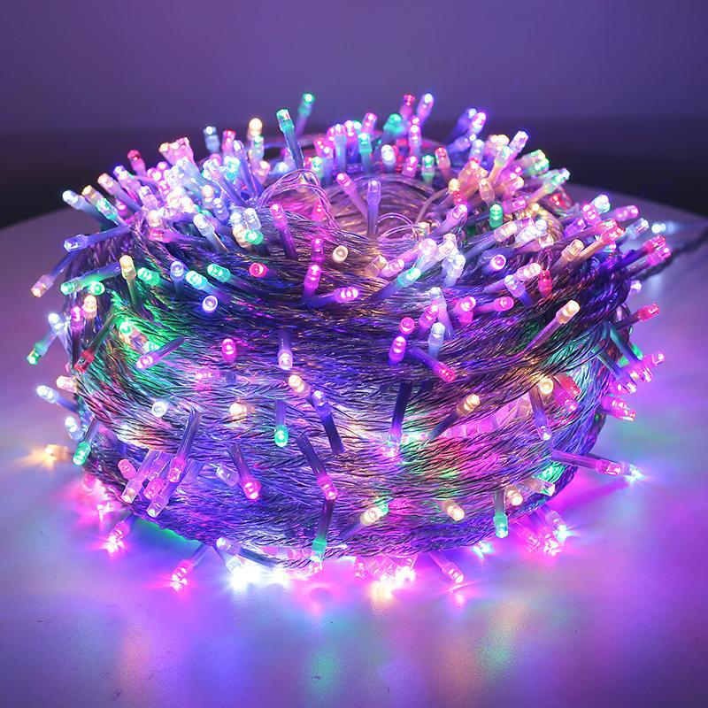 LED light string colorful lights flashing lights outdoor garden decoration colorful lights string small colorful lights neon star lighting