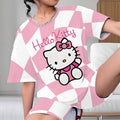wholesale girls' short-sleeve and shorts sets, fashionable spring, summer, and autumn outfits for girls