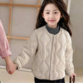 Girls' winter warmers: loose-fit, versatile, and cozy cotton-padded innerwear for girls - perfect for layering and keeping warm