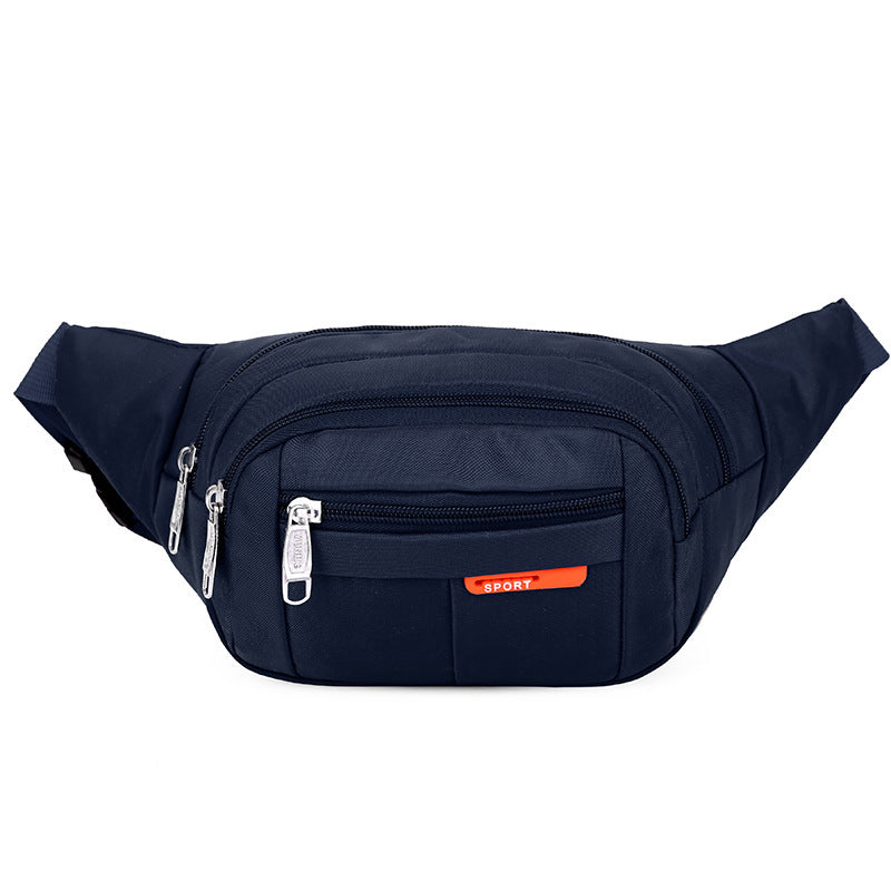 New niche men's messenger bag fashion spring and summer multi-functional breast bag fitness outdoor sports mobile phone fanny pack women