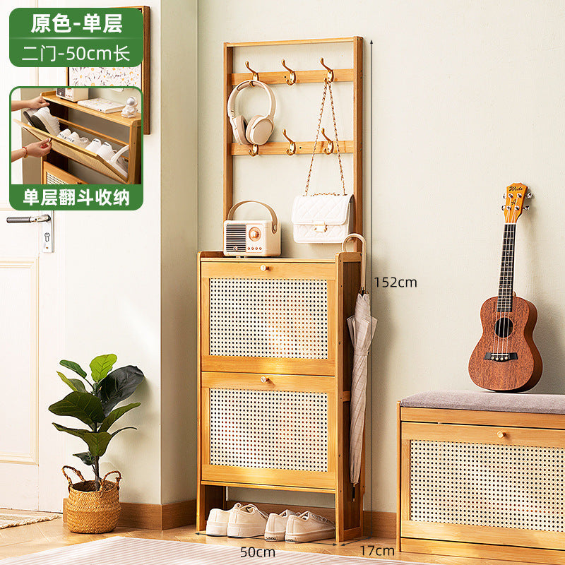 Simple shoe rack household door multi-layer with door dust-proof entry shoe rack shoe cabinet high vertical integrated storage rack