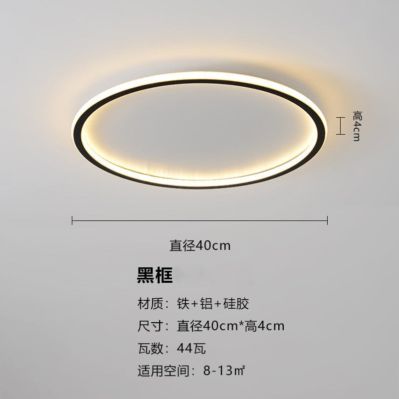 Full Spectrum Nordic Master Bedroom Light Simple Modern LED Ceiling Light Room New Minimalist Ultra-thin Internet celebrity Lighting