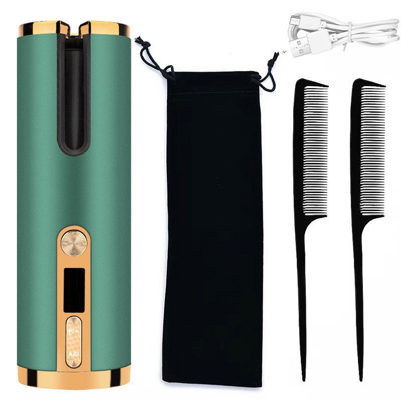 new usb lazy hair curling wireless charging portable curling iron fully automatic foreign trade hair curler manufacturer