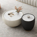 Cat scratch leather curved sofa living room segmented negotiation sofa coffee table combination shopping mall rest technology leather hotel lobby