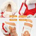 Baby cotton shoes for girls, ages 0-1-3 years, kids' winter fleece-lined thickened infant shoes, soft sole prewalker shoes for boys