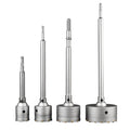 Wall hole opener drill bit electric hammer impact drill air conditioning hole punching through wall hollow concrete water pipe dry drilling suit