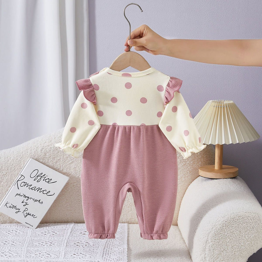 Spring autum hairy rompers princess baby spring & fall jumpsuit autumn outwear super cute baby full month hundred days