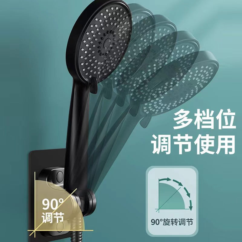 No punching shower bracket Shower head holder Fixed seat Flower drying bath nozzle Adjustable base Handheld available