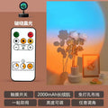 Magnetic charging dawn light + remote control (black)