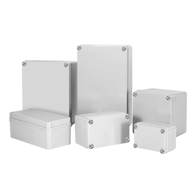 F-type waterproof box with ears Instrument shell ABS plastic junction box Electrical box Sealed over-line waterproof monitoring box