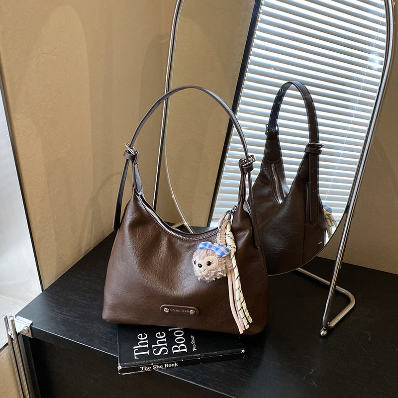 Foreign trade advanced sense underarm bag women 2025 new fashion versatile shoulder messenger bag niche design commuter bag