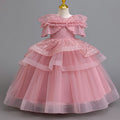 New arrival: girls' sequin princess dress - perfect for weddings, flower girls, piano recitals, and special occasions