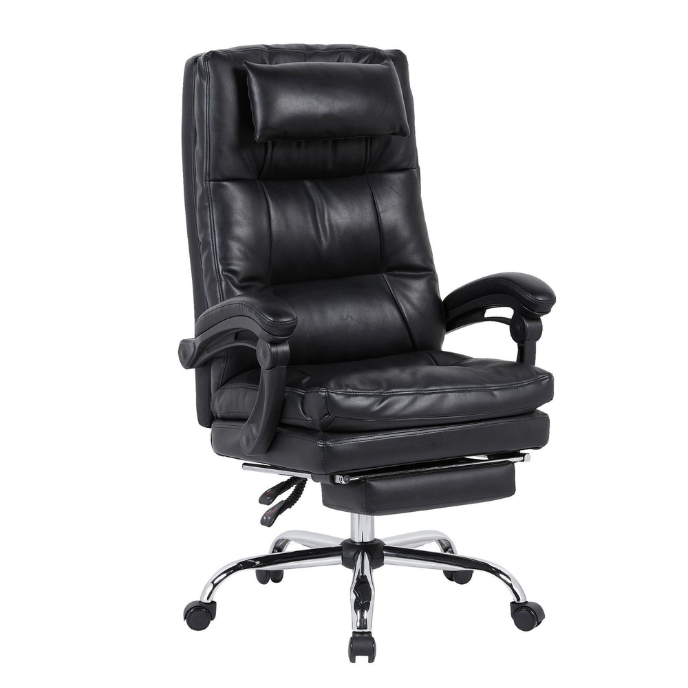 Ready-to-ship executive chair - reclining, comfortable computer chair for home and office - genuine leather director's chair