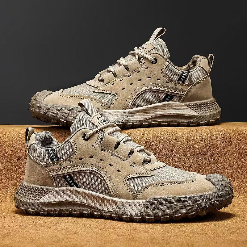 Spring casual shoes men's fashion best selling shoes men's shoes breathable sneakers hiking trendy men's shoes sports outdoor construction site