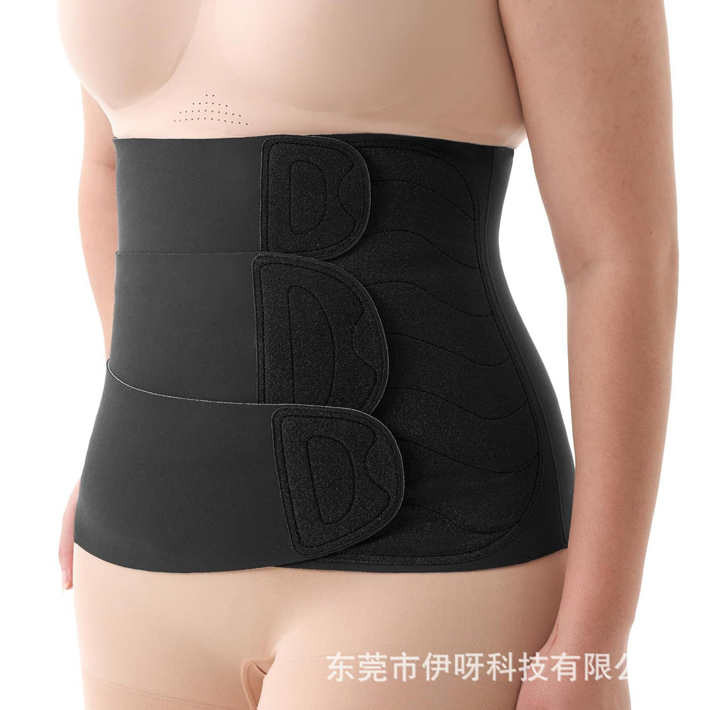 Amazon's new postpartum belt, breathable elastic three-stage hook-and-loop waist support, postoperative waist belt, abdominal belt