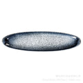 Japanese creative large long sushi plate oval plate sushi sashimi plate day-shaped plate restaurant wine business plate