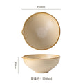 7.8inch pointed bowl-yellow