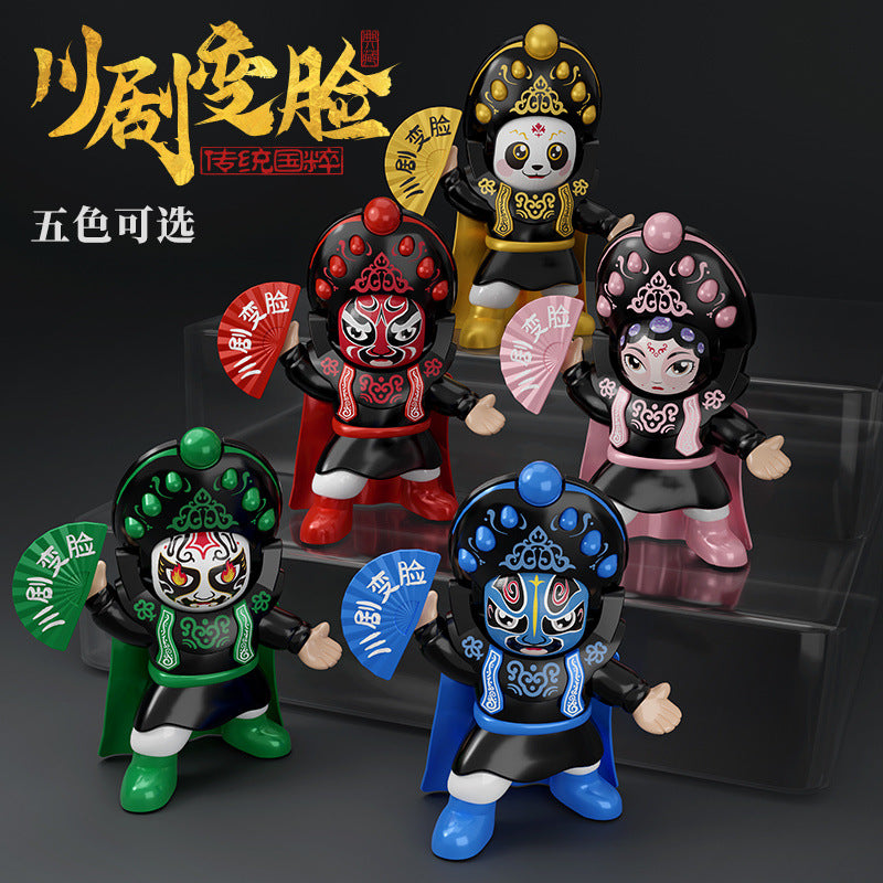 Face-changing doll, sichuan opera mask, national essence culture, chinese characteristics, kids toys, dolls, street stall wholesale, blind box, national trend