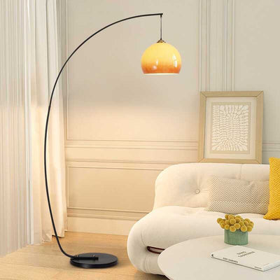 Glass vintage minimalist fishing light floor lamp - living room sofa corner decorative design - nordic light luxury table lamp