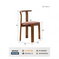 Zita dining chair - vintage solid wood dining chair, 5 new light luxury high-end designer ash wood french dining chair
