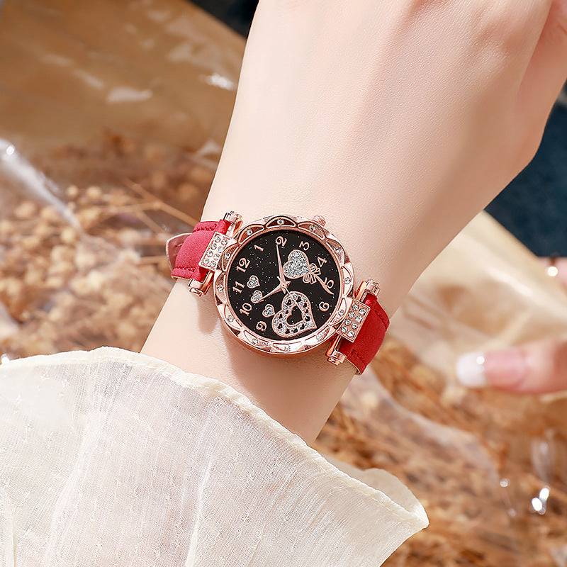 foreign trade in stockfashioncasual belt watch women's casual student quartz women's watch manufacturer wholesale watch