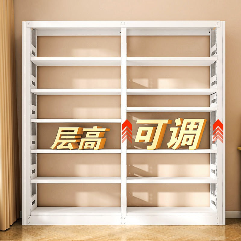 Home library steel bookshelf floor-standing storage rack children's bookcase picture book rack living room casual iron storage rack