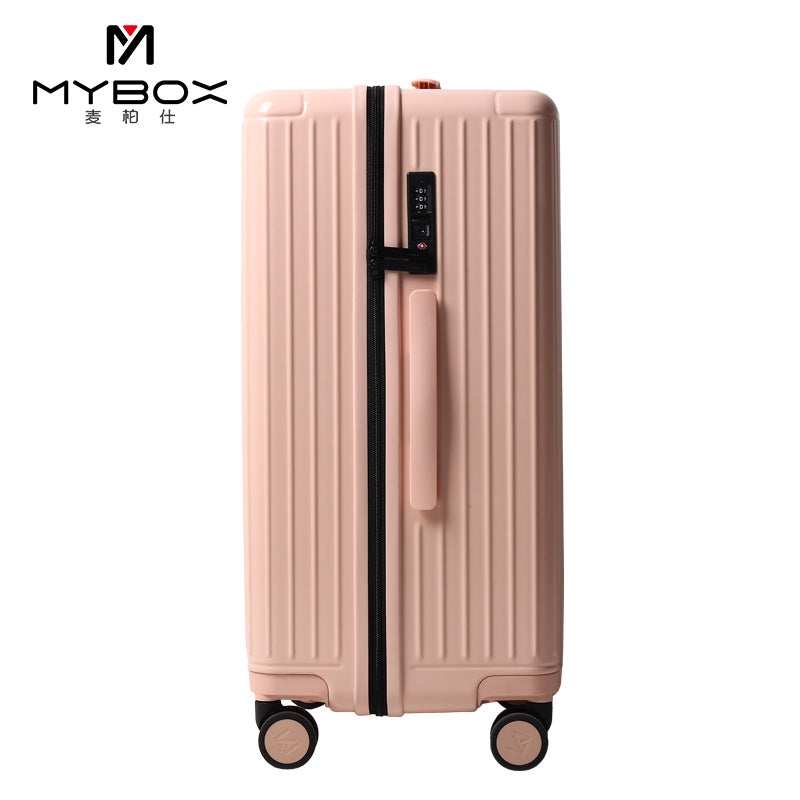 MYBOX高颜值行李箱多功能登机箱轻便万向轮24寸ins风密码旅行箱
