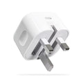 pd 20w uk plug charger, compatible with apple iphone 6-17, ce certified uk plug charger set