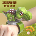 amazon new arrival dinosaur can be worn on the hand kids wireless pager walkie-talkie interactive boy toy