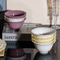 Nordic embossed ceramic western food dessert snack bowl - stylish, high-value rice bowl for home use - minimalist breakfast bowl