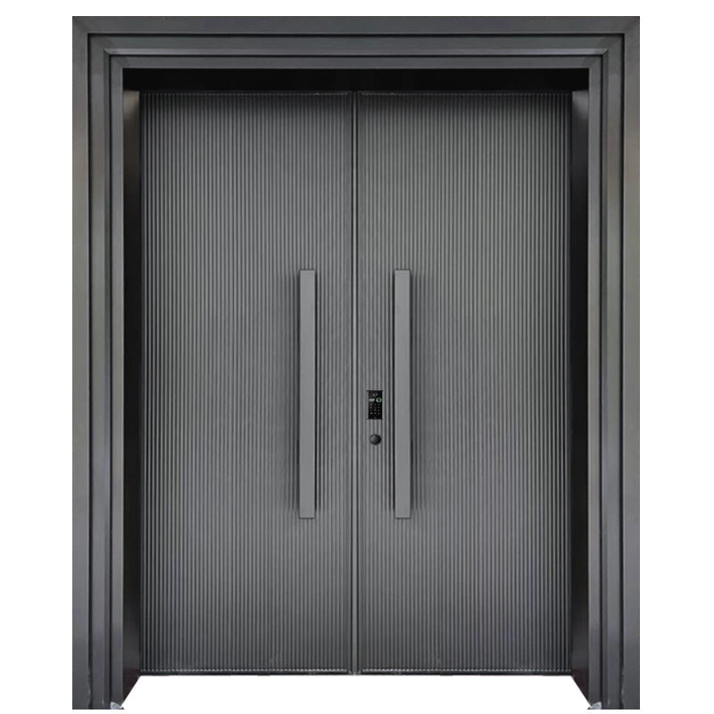 Villa door double door rural self-built house door anti-theft door self-built house mother entrance door cast aluminum door
