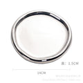 Creative irregular ceramic plate breakfast dessert plate minimalist cloud plate cute white ceramic tray