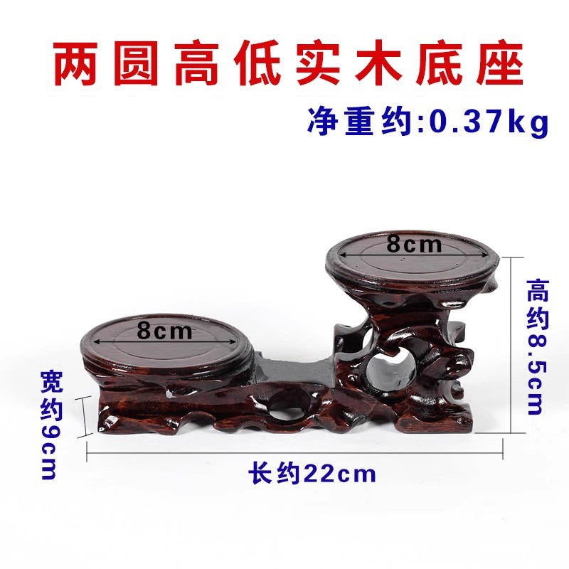 Solid wood teacup rack Chinese Bogu rack storage box table rack Pu'er teapot stove tea set accessories