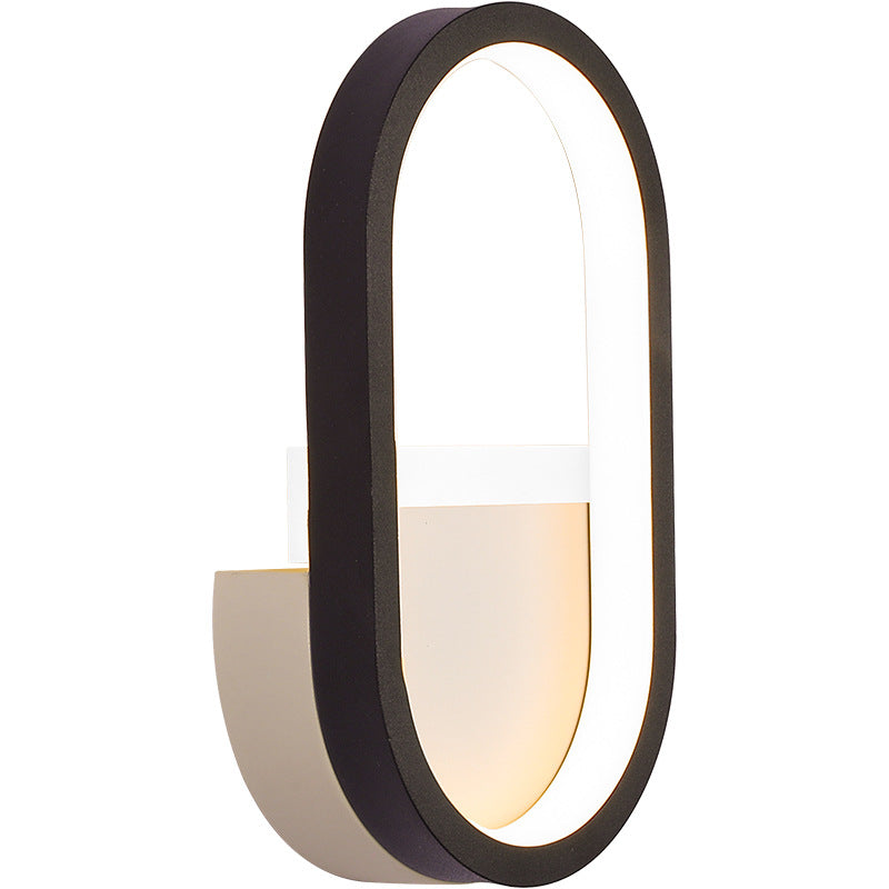 Zhongshan simple modern creative bedroom bedside lamp Nordic aisle living room wall lamp LED corridor background wall wall lamp