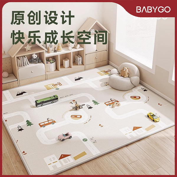 Babygo children's climbing mat 2.5CM thickened baby living room home game floor mat xpe baby crawling mat