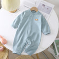Newborn baby german velvet romper - striped bodysuit, seamless crawling suit, autumn/winter warm sleepwear for infants