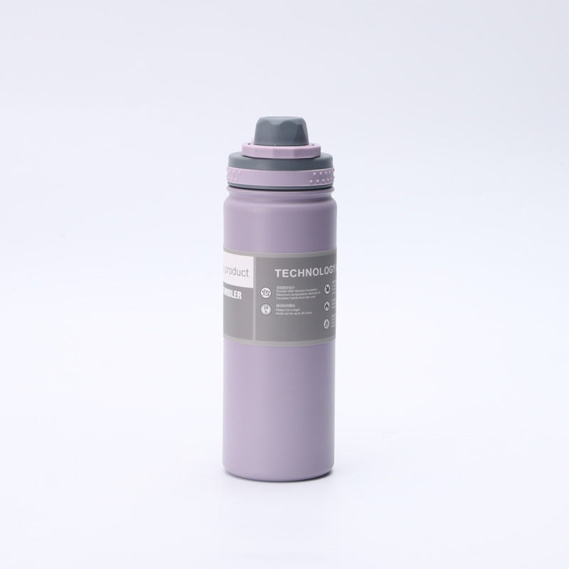 insulated space kettle 18/25oz large capacity insulated cup 304 stainless steel outdoor sports kettle wholesale