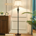 American-style floor lamp with storage shelf for bedroom and living room, minimalist modern coffee table lamp, creative bedside table lamp, nordic style